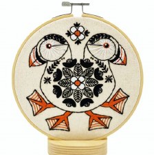 Hook Line & Tinker: Puffin Complete Embroidery Kit