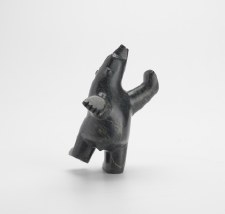 Inuit Sculpture: Dancing Bear - Artist Abe Simonie