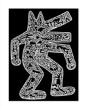 Keith Haring: Dog, 1985