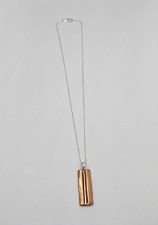 Lynda Carr: Rectangle Necklace - Copper