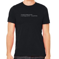 Leonard Cohen: Quote T Shirt - Large