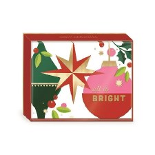 Bright Ornaments - Holiday Cards