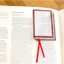 Fresnel Bookmark Magnifier