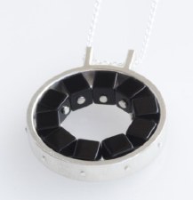 Margaret Lim: Onyx Round Pendant