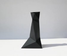 OBJ Studio: Large Black Zen Vase