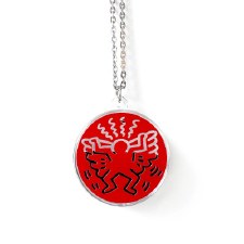 Additional picture of Keith Haring x ONCH - Angel Necklace