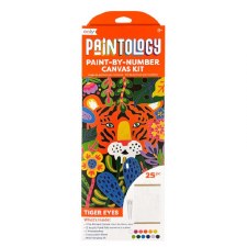 ooly: Paintology Tiger Eyes Paint-By-Numbers Kit