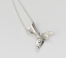 Bill Helin: Raven Whale Tail Necklace