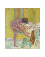 Bonnard: Nude, Yellow Background Print
