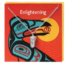 Necklace by Corey Bulpitt: Raven and Light "Enlightening"