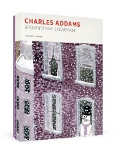 Charles Addams: Brownstone Snowman - Holiday Cards