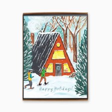 Holiday A-Frame Cottage - Holiday Cards