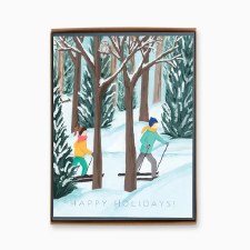 Cross Country Skiing - Holiday Cards