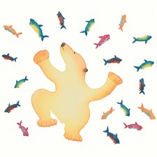 Kananginak Pootoogook: Surfacing Bear Trivet