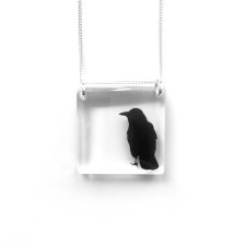 Jade Pellerin: Square Crow Pendant