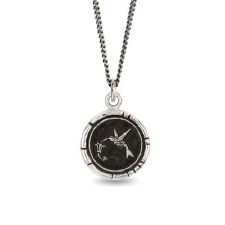 Pyrrha: Hummingbird Talisman Necklace