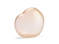 Rob Raeside: Orange Small Glass Cloud Form Vase