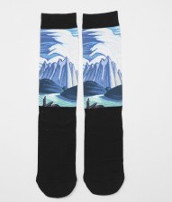 Harris: Lake & Mountains Socks