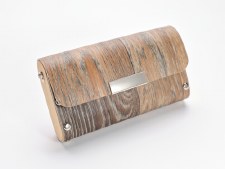 Sol Designs: Wood Clutch Purse
