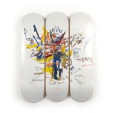 Jean-Michel Basquiat x The Skateroom: Exu, 1988 Triptych