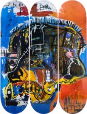 Jean-Michel Basquiat x The Skateroom: Skull Triptych
