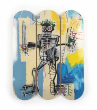 Jean-Michel Basquiat x The Skateroom: Warrior, 1982 Triptych
