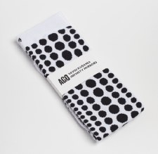 Yayoi Kusama: White with Black Dots Sock