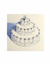 Wayne Thiebaud: Wedding Cake - 11" x 14"