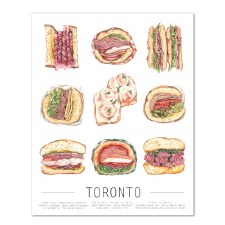 Tonton Art: Toronto Sandwich Print