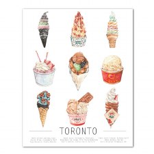 Tonton Art: Toronto Ice Cream Print