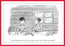 New Yorker: Elf Therapy - Holiday Cards
