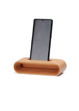 Additional picture of Wooden Phone Stand Amplifier - Maple