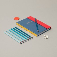 Additional picture of Gradient Sketching Pencils - Blue Set