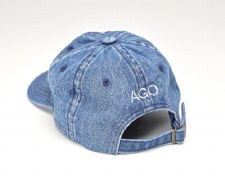 Additional picture of AGO Baseball Cap Youth "Future Curator", Dark Denim