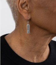 Additional picture of Amos Pewter: Seascape Hook Earrings