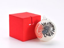 Additional picture of Ashevak: The Enchanted Owl Glass Ornament