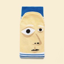 Additional picture of Feetasso Art Socks with Faces - Large