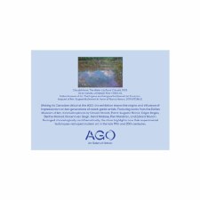Additional picture of Monet: The Water Lily Pond (Clouds) Magnet