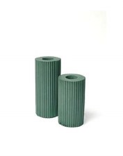 Additional picture of Ebb & Flow: Candle Holder in Sea Green Large