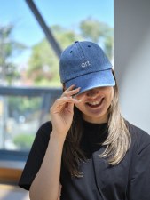 Additional picture of AGO Baseball Cap "Art", Denim