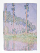Additional picture of Monet: Poplars, Pink Effect Tea Towel