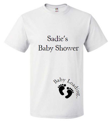 t shirt baby shower