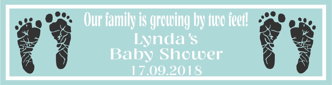 Baby Shower Boy Banner Partyworld