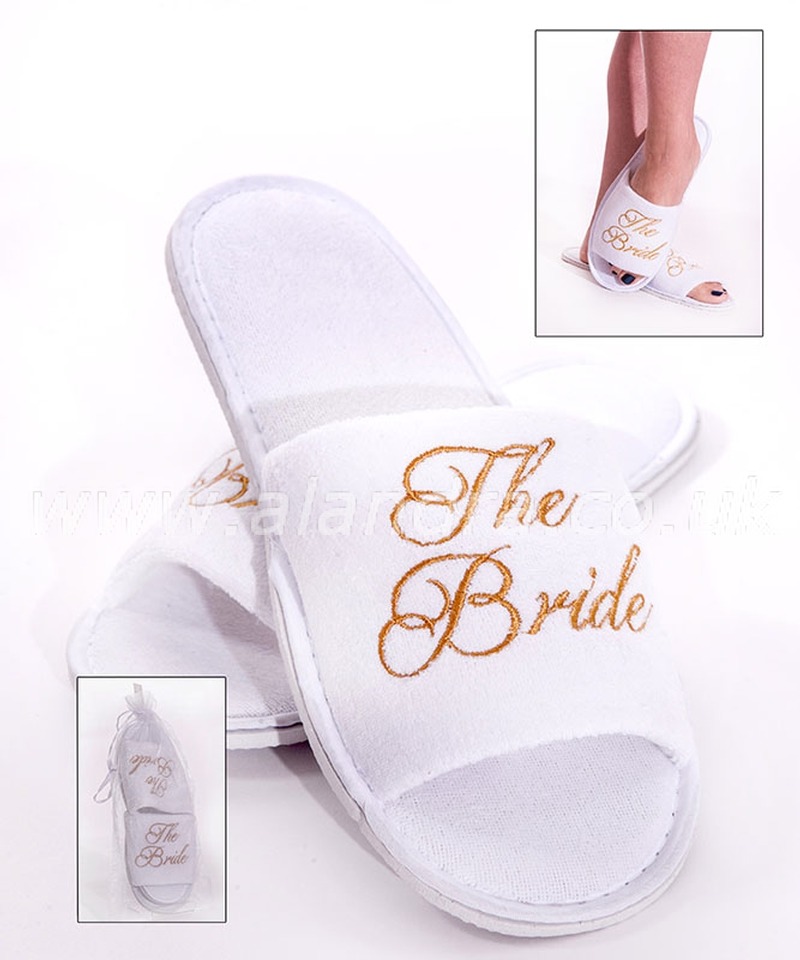 Bride To Be Spa Slippers - PartyWorld