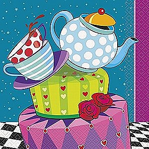 Alice In Wonderland Mad Hatters Tea Party Balloons Party Ware Decoration Helium