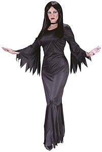 Morticia Costume - PartyWorld