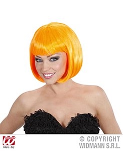 orange bob wig