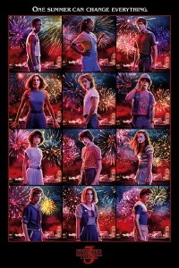 Stranger Things 3 Cast Collage Poster