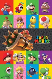 Super Mario 3D Friends and Foes 24x36 Poster