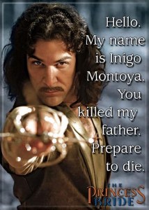 Princess Bride Inigo Montoya Magnet